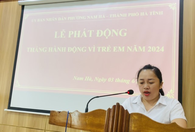 Triển khai tháng hành động vì trẻ em năm 2024